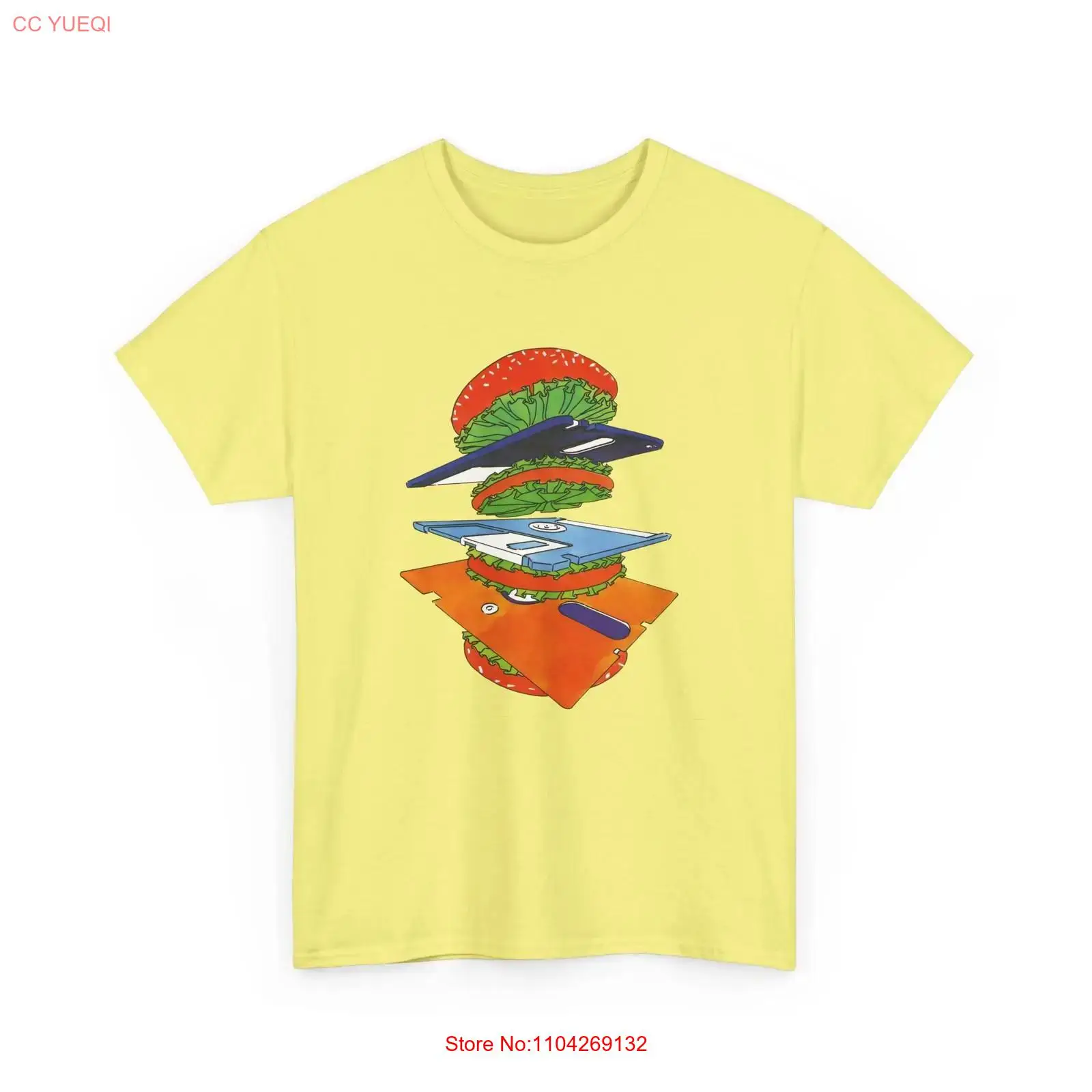 Men'S Fashion Mag - เสื้อยืดลายศิลปะไม่มีชื่อผู้สร้างจากไมโครแม็ก ฟลอปปี้ดิสก์ ปี 1989 สไตล์วินเทจ ลุคสตรีทแฟชั่นเท่ๆ