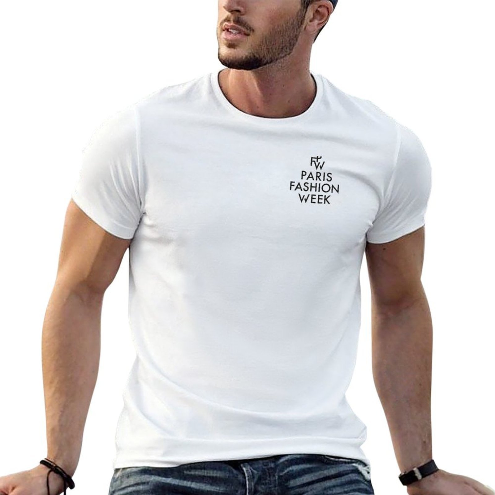Men'S Paris Fashion Week - เสื้อยืด Paris Fashion Week เสื้อยืดลายพิมพ์ เสื้อยืดอนิเมะ
