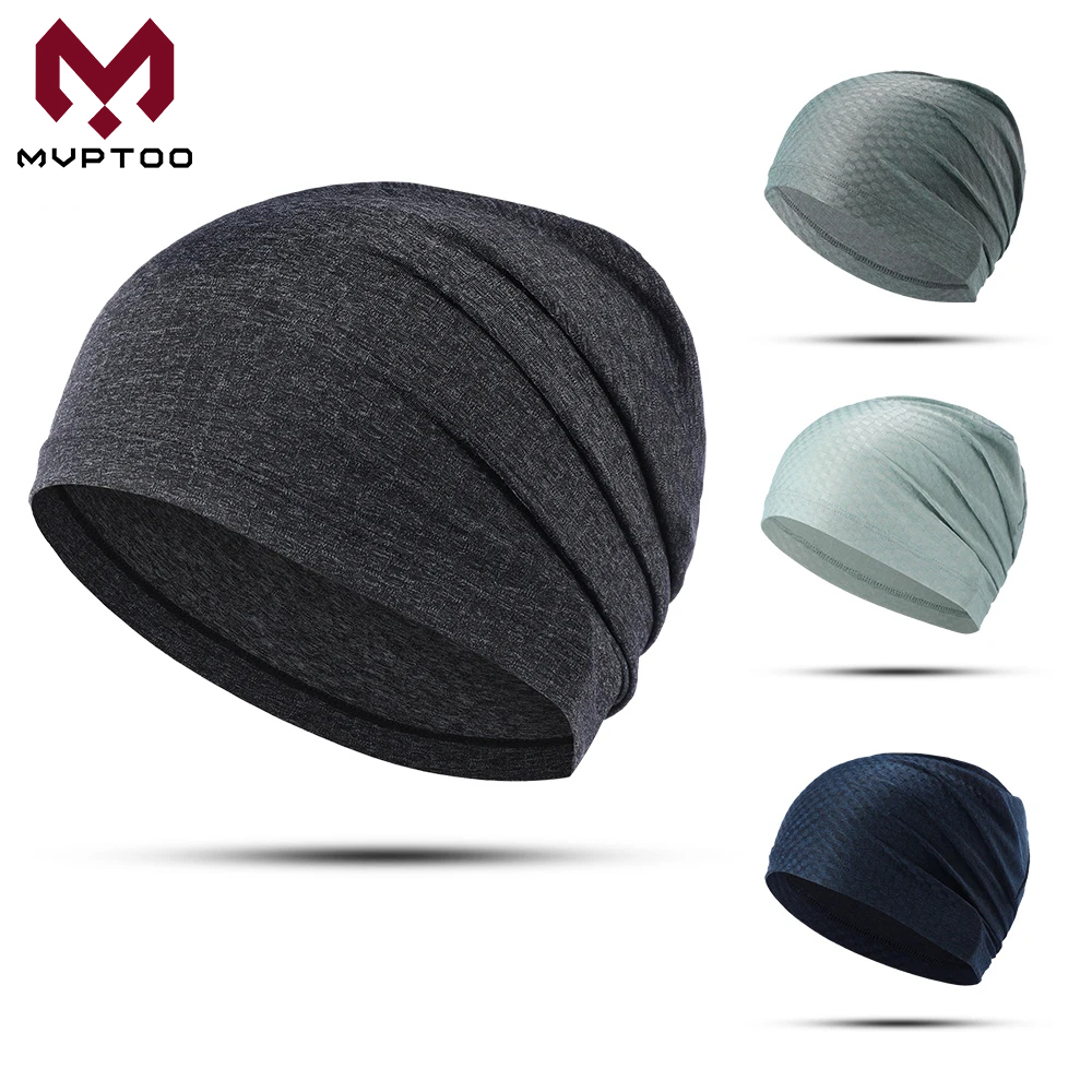 Men'S Fashion With Hat - ผ้าโพกศีรษะระบายอากาศฤดูร้อนหมวกบีนนี่แห้งเร็วหมวกนุ่มหมวกป้องกันแสงแดดสำหรับกีฬากลางแจ้งวิ่งขี่จักรยานเดินป่า