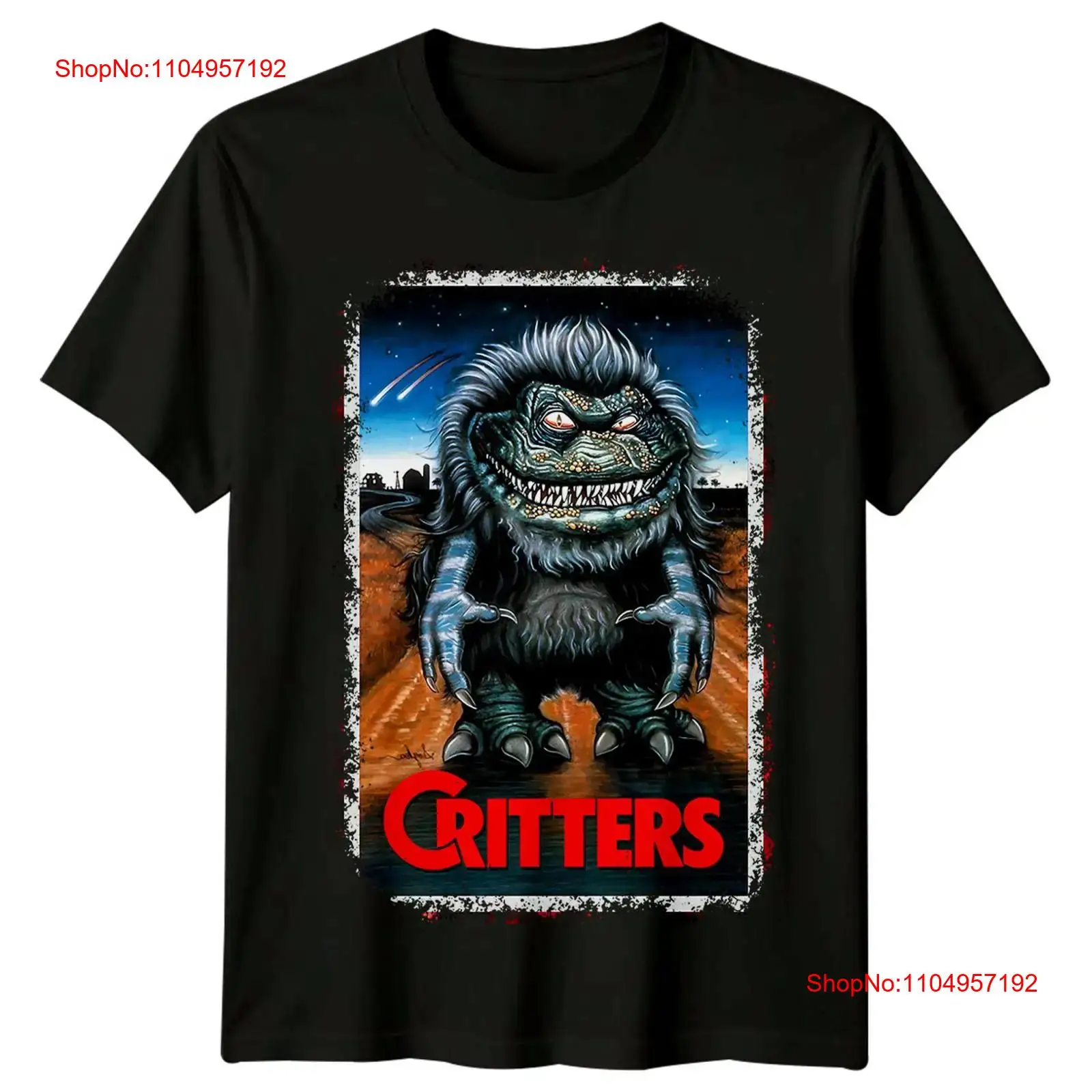 Mens Fashion In The 80S - Critters 1986 โปสเตอร์ภาพยนตร์แรงบันดาลใจ T เสื้อ Retro