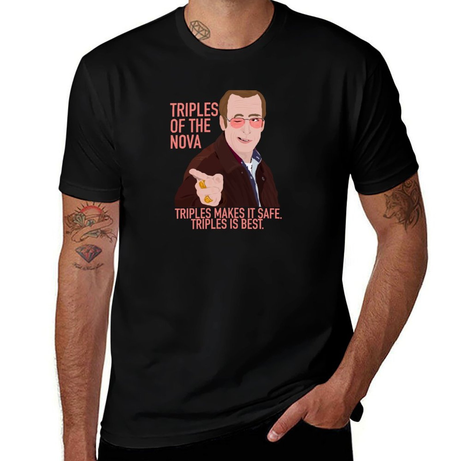 Men'S Fashion Nova Shirts - ฉันคิดว่าคุณควรออกไป — เสื้อยืดลายแฟชั่น Triples of the