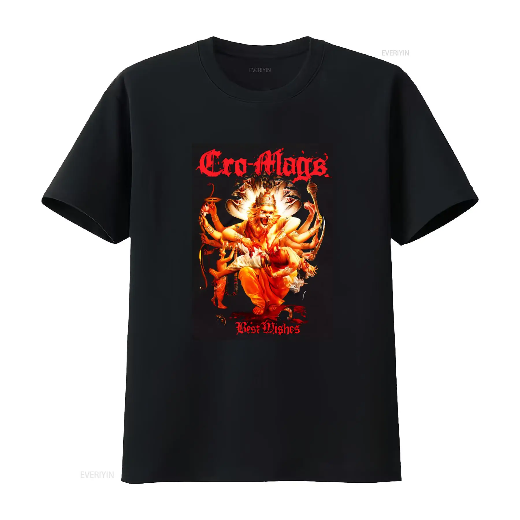Men'S Fashion Mag - เสื้อยืดพิมพ์ลาย CRO MAGS Best Wishes สำหรับผู้ชาย