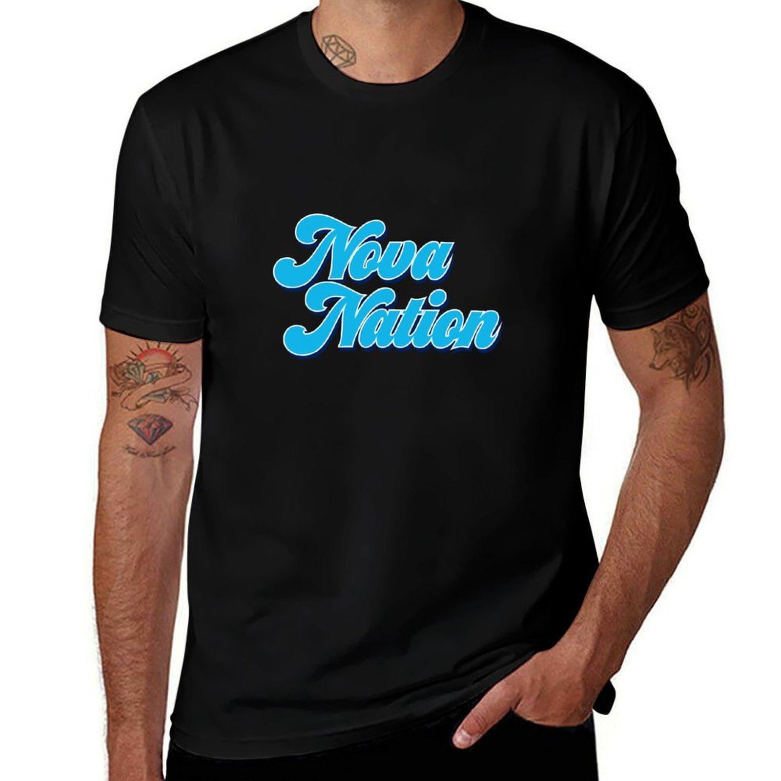 Men'S Fashion Nova Shirts - เสื้อยืดโนวา เนชั่น เสื้อยืดแฟชั่นแนวสตรีทลำลอง