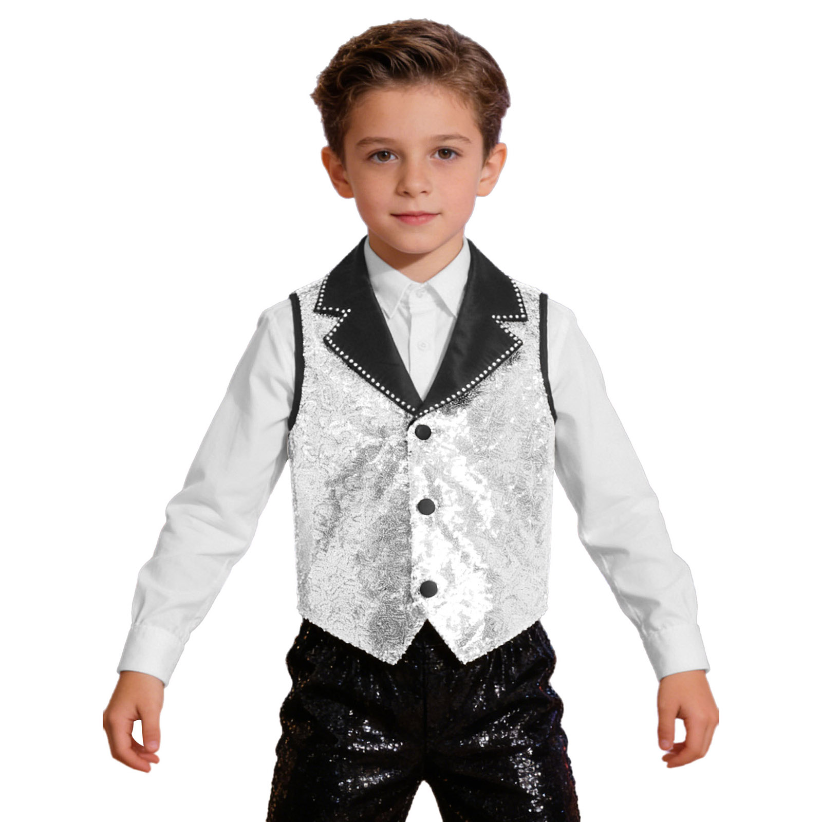 เสื้อกั๊กเด็กชายเด็กหญิง ประดั - Formal Waistcoat Vest บทวิจารณ์และราคา