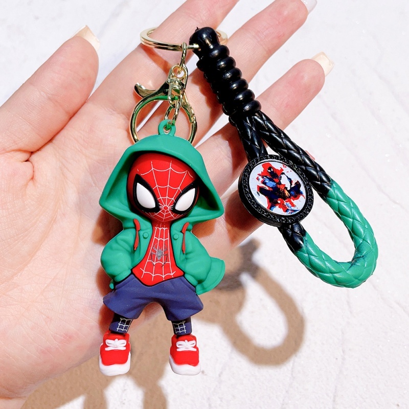 พวงกุญแจซิลิโคนการ์ตูนสไปเดอร์ - Men Fashion Key บทวิจารณ์และราคา