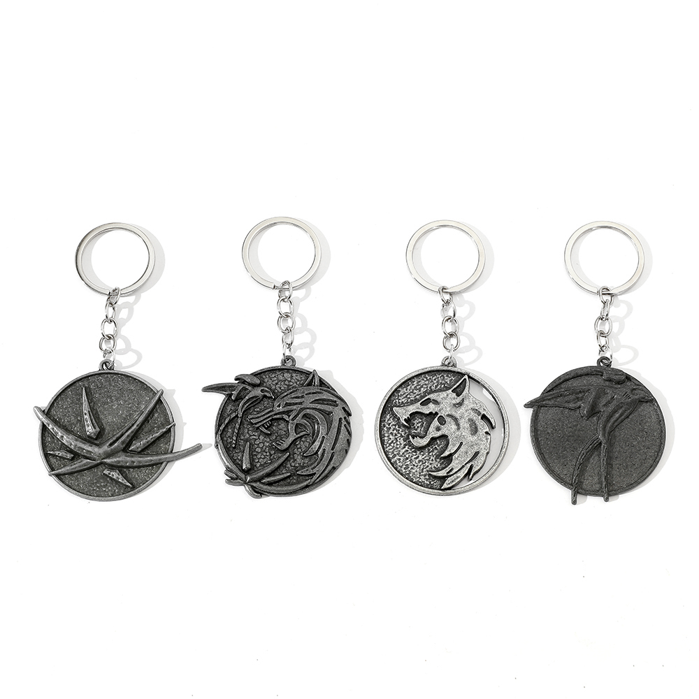 พวงกุญแจหัวหมาป่าสไตล์วินเทจ เ - Men Fashion Key บทวิจารณ์และราคา