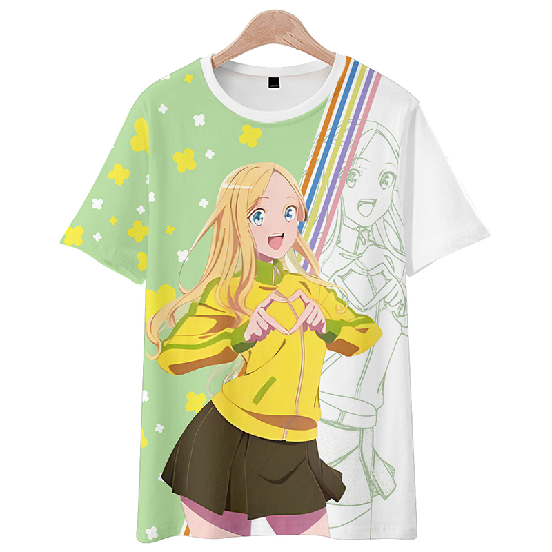 การพิมพ์ 3D อะนิเมะ Narenare - - Graphic Tee Oversized บทวิจารณ์และราคา