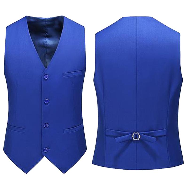 เสื้อกั๊กผู้ชาย 19 สี สีพื้น แ - Formal Waistcoat Vest บทวิจารณ์และราคา