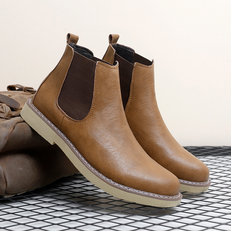 รองเท้าบูทเชลซีผู้ชายไซส์ใหญ่  - Chelsea Boots Men บทวิจารณ์และราคา