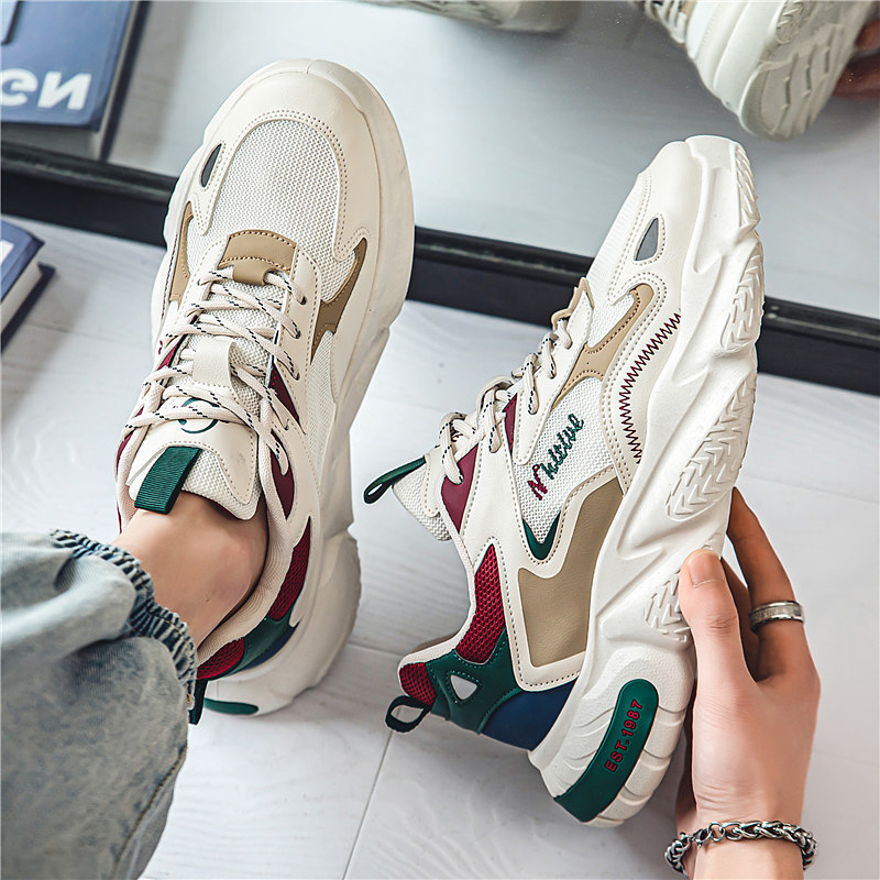 แฟชั่นผู้ชายรองเท้าผ้าใบBreath - Mens Fashion Zapatos บทวิจารณ์และราคา