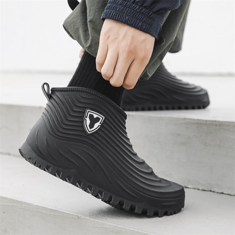 รองเท้ากันฝนผู้ชาย แฟชั่น กันน - Mens Fashion Zapatos บทวิจารณ์และราคา