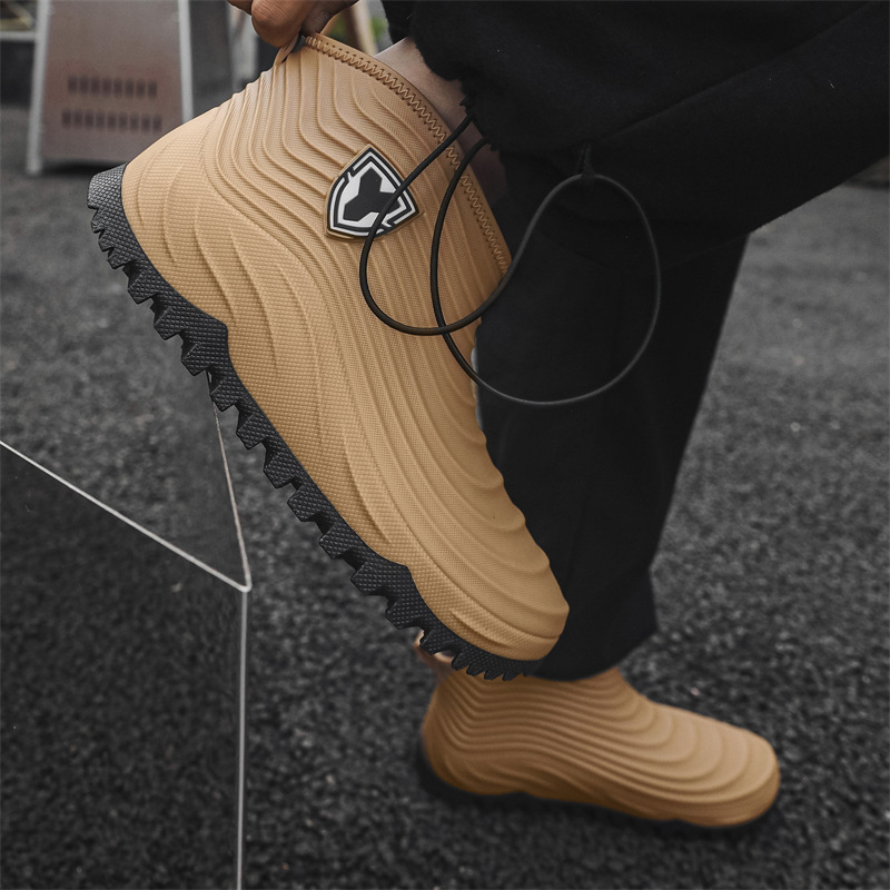 รองเท้ากันฝนผู้ชาย แฟชั่น กันน - Mens Fashion Zapatos บทวิจารณ์และราคา