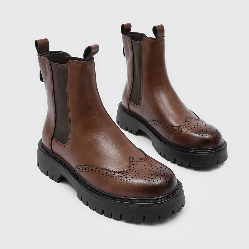 รองเท้าบูทเชลซีผู้ชายระดับไฮเอ - Chelsea Boots Men บทวิจารณ์และราคา