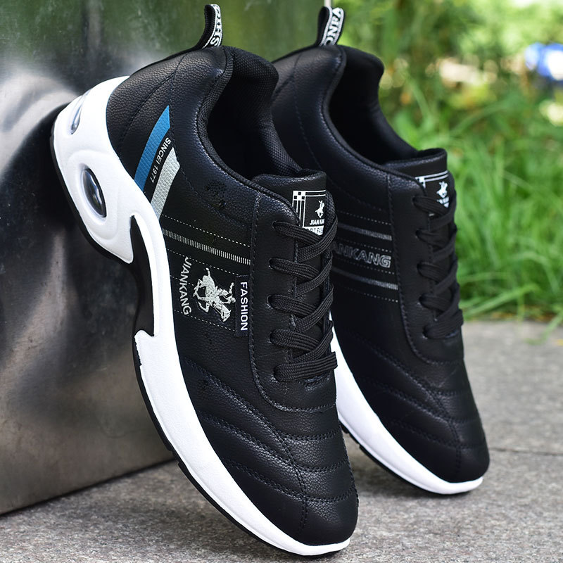 รองเท้าผ้าใบหนังผู้ชายรองเท้าอ - Mens Fashion Zapatos บทวิจารณ์และราคา