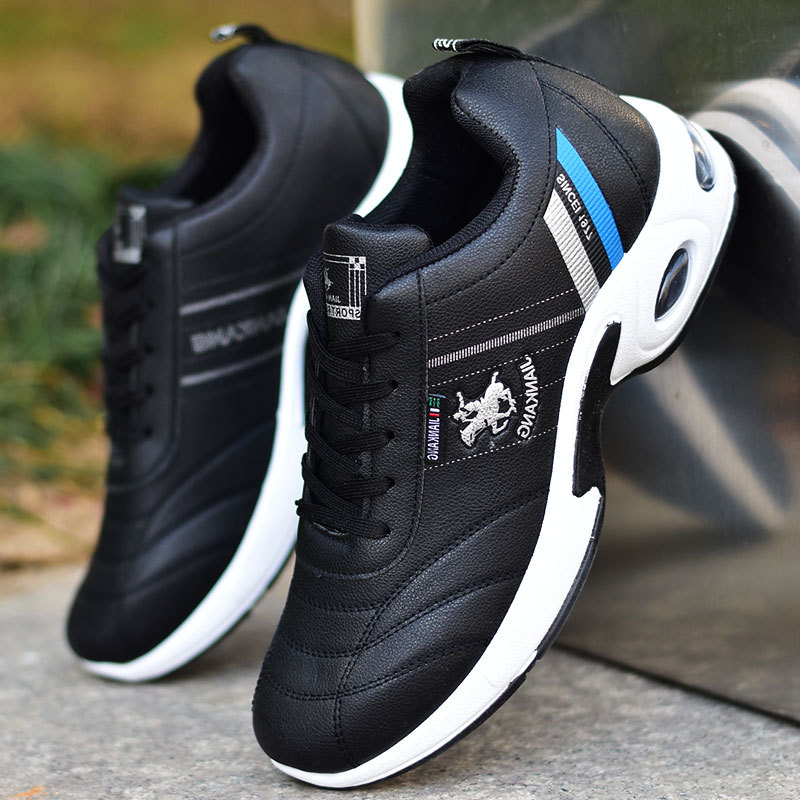 รองเท้าผ้าใบหนังผู้ชายรองเท้าอ - Mens Fashion Zapatos บทวิจารณ์และราคา