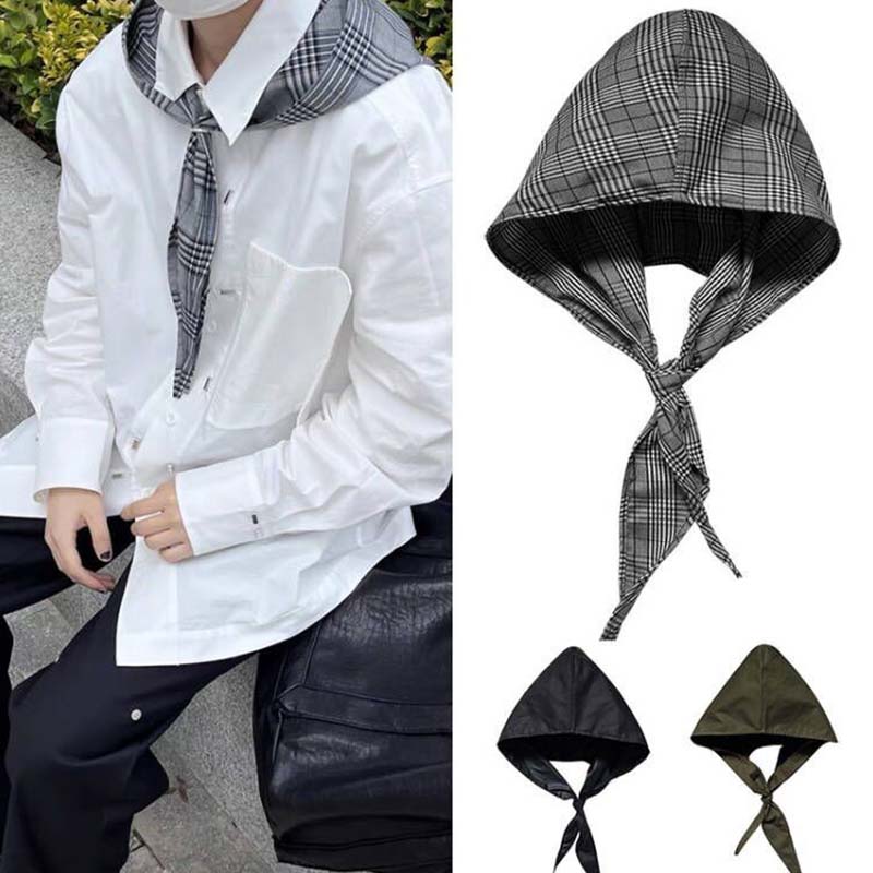 ผ้าพันคอคลุมศีรษะแบบมีฮู้ดผ้าฝ - Men'S Fashion With Hat บทวิจารณ์และราคา