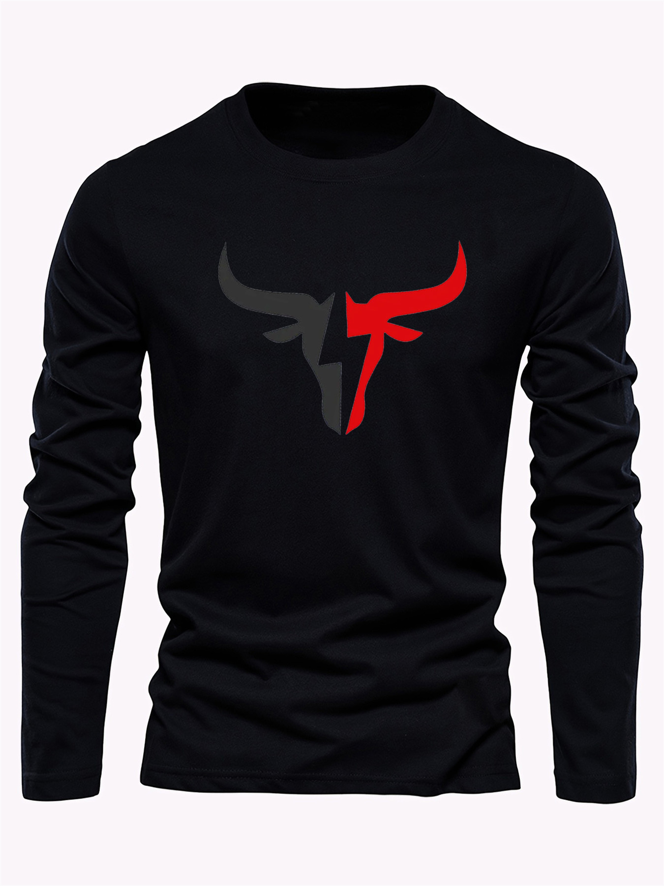 เสื้อยืดแขนยาวผู้ชายสีพื้นเรีย - Men Fashion Upper บทวิจารณ์และราคา