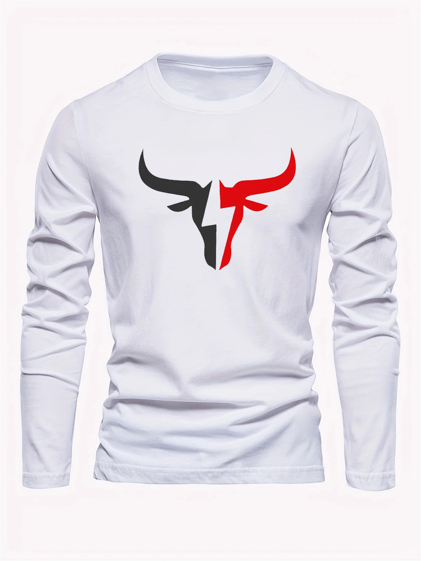เสื้อยืดแขนยาวผู้ชายสีพื้นเรีย - Men Fashion Upper บทวิจารณ์และราคา