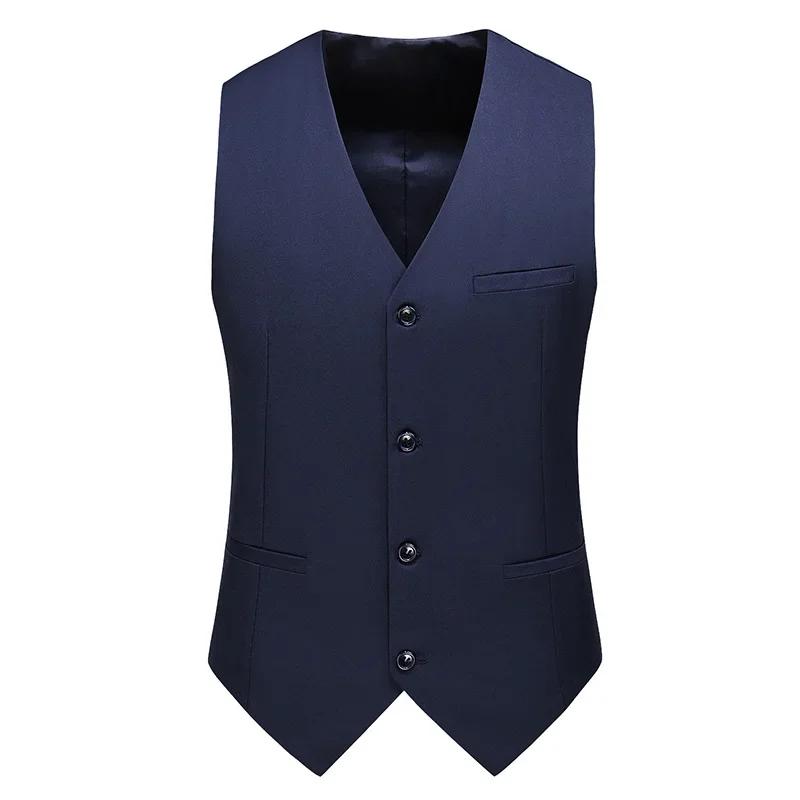 17 สีบูติกแฟชั่นสบายๆสีทึบเสื้ - Formal Waistcoat Vest บทวิจารณ์และราคา