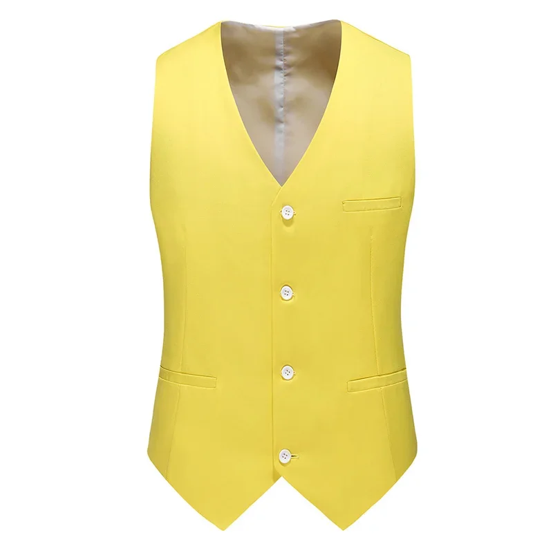 17 สีบูติกแฟชั่นสบายๆสีทึบเสื้ - Formal Waistcoat Vest บทวิจารณ์และราคา