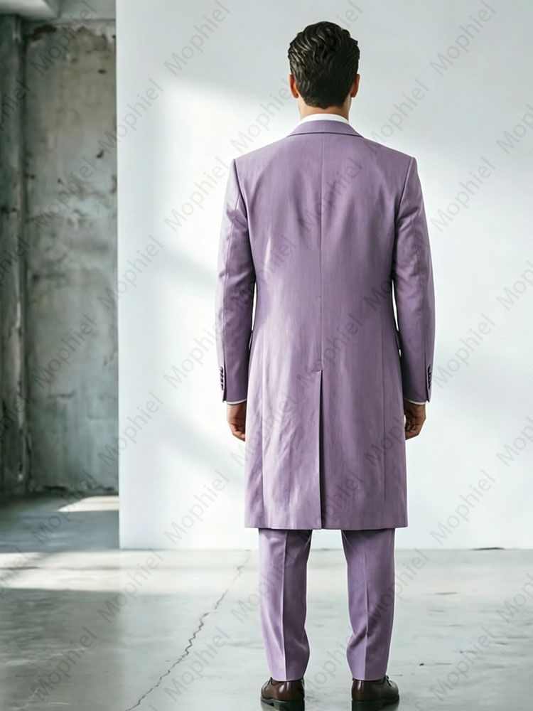 ชุดสูทผู้ชายคุณภาพสูงทรงยาว แบ - Formal Waistcoat Vest บทวิจารณ์และราคา