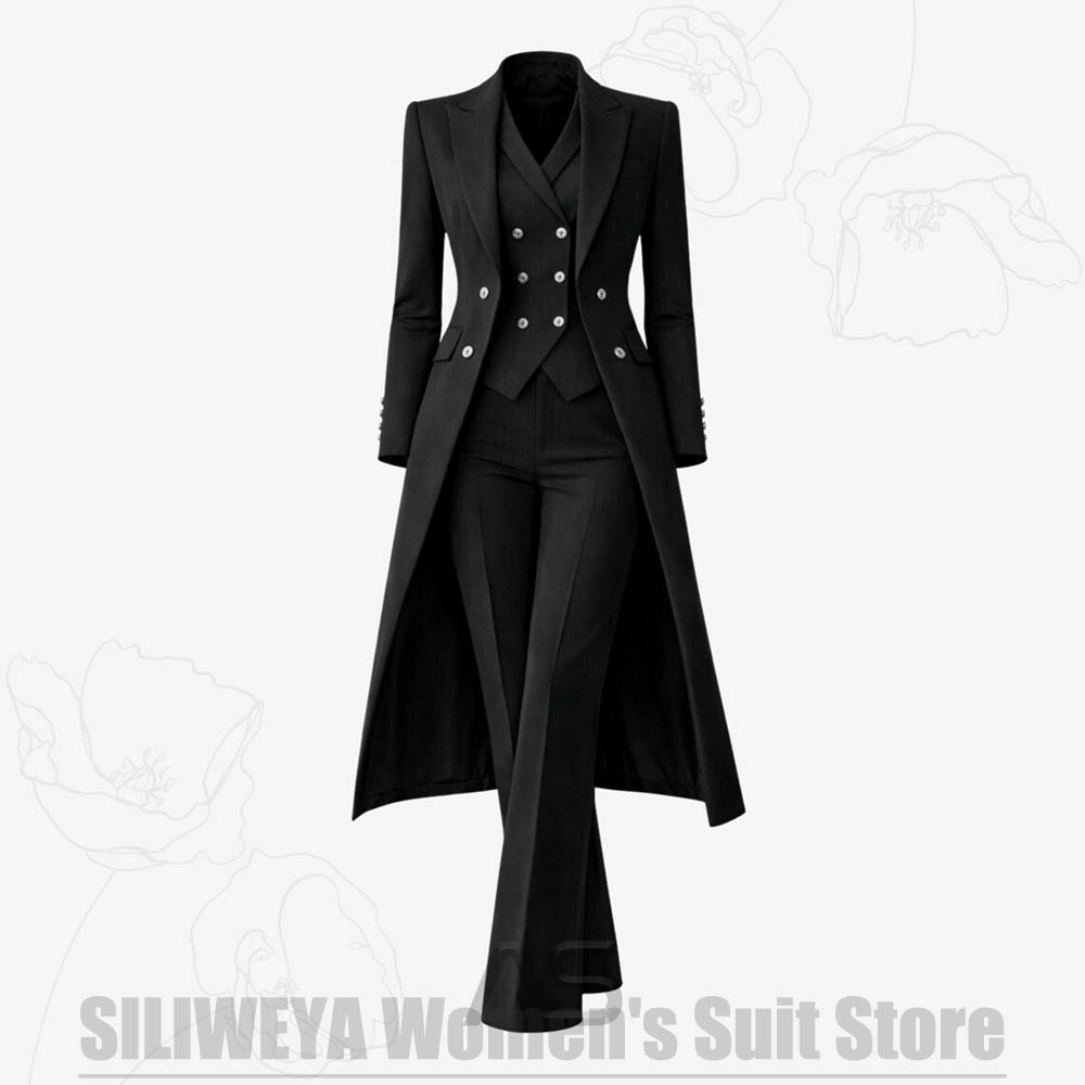 ชุดสูทผู้หญิง 3 ชิ้น แบบกระดุม - Formal Waistcoat Vest บทวิจารณ์และราคา