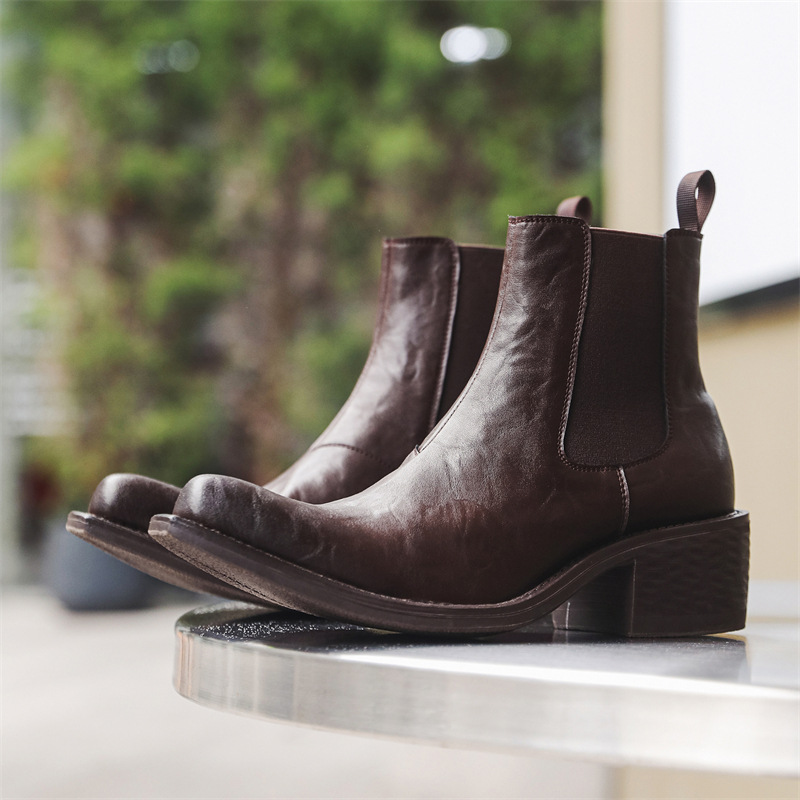 ขนาดใหญ่บุรุษแฟชั่น hip hop ro - Chelsea Boots Men บทวิจารณ์และราคา