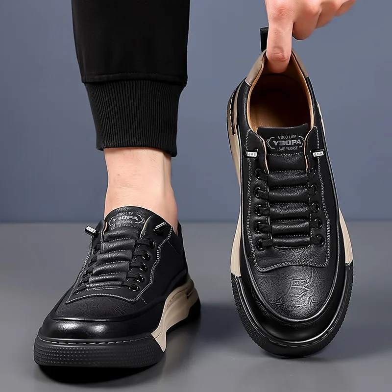แฟชั่นหนังวัวผู้ชายรองเท้า Des - Mens Fashion Zapatos บทวิจารณ์และราคา