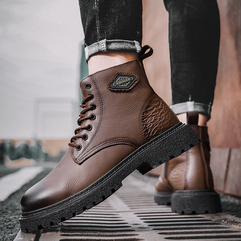 รองเท้าบูทผู้ชายสำหรับฤดูหนาว  - Chelsea Boots Men บทวิจารณ์และราคา