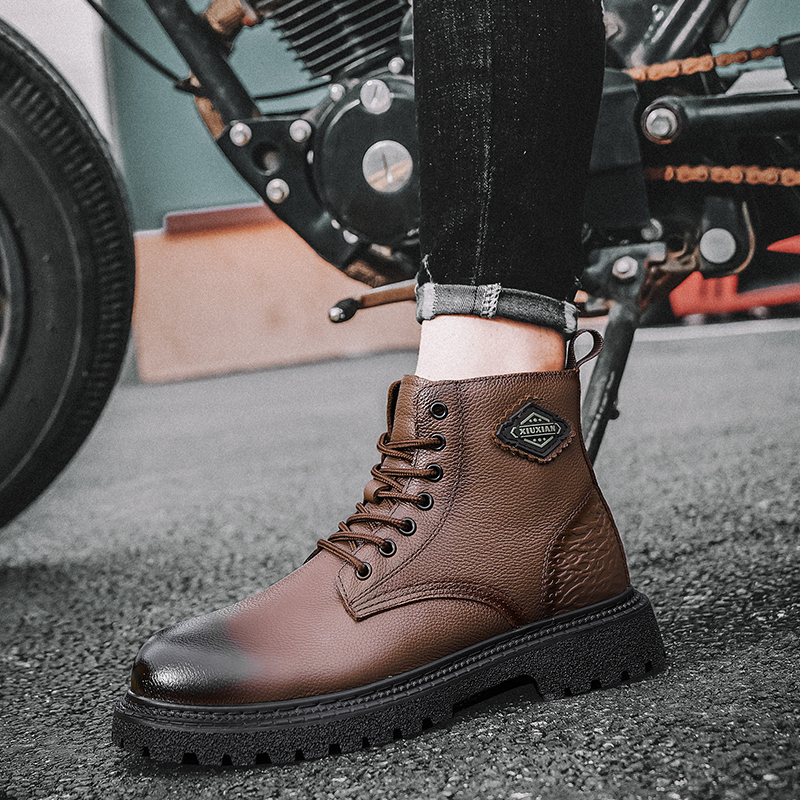 รองเท้าบูทผู้ชายสำหรับฤดูหนาว  - Chelsea Boots Men บทวิจารณ์และราคา