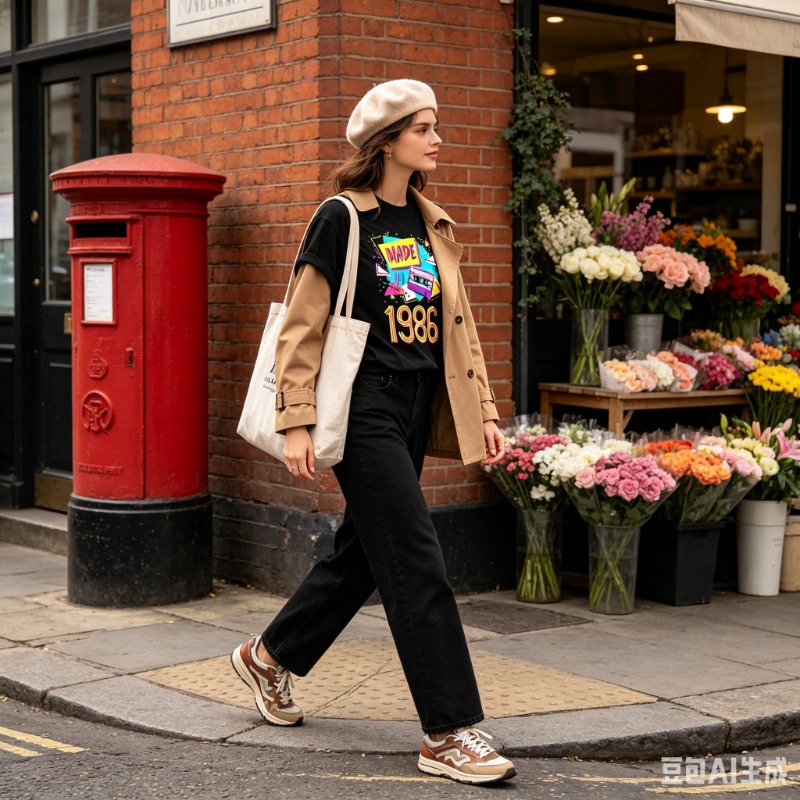 เสื้อยืดลายกราฟิกสไตล์เรโทรยุค - Mens Fashion In The 80S บทวิจารณ์และราคา