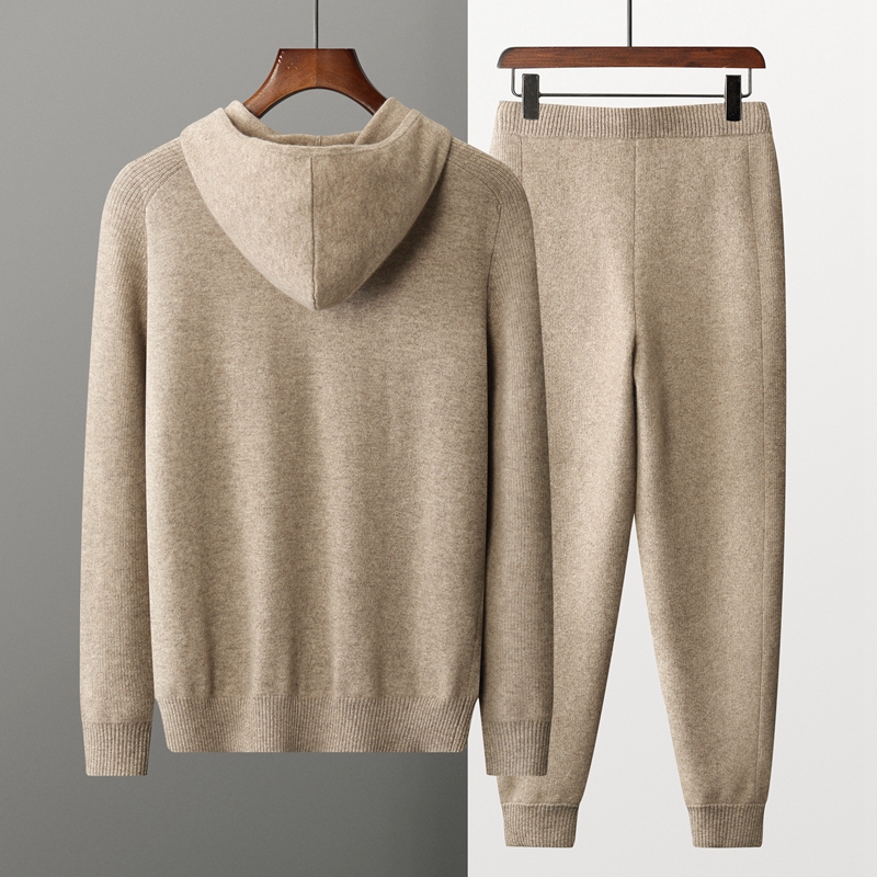 ชุดสูทแคชเมียร์แท้ 100% สำหรับ - Knitted Cardigan Men บทวิจารณ์และราคา