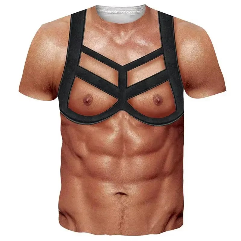 เสื้อยืดพิมพ์ลาย 3 มิติ ลายกล้ - Muscle Tee Workout บทวิจารณ์และราคา
