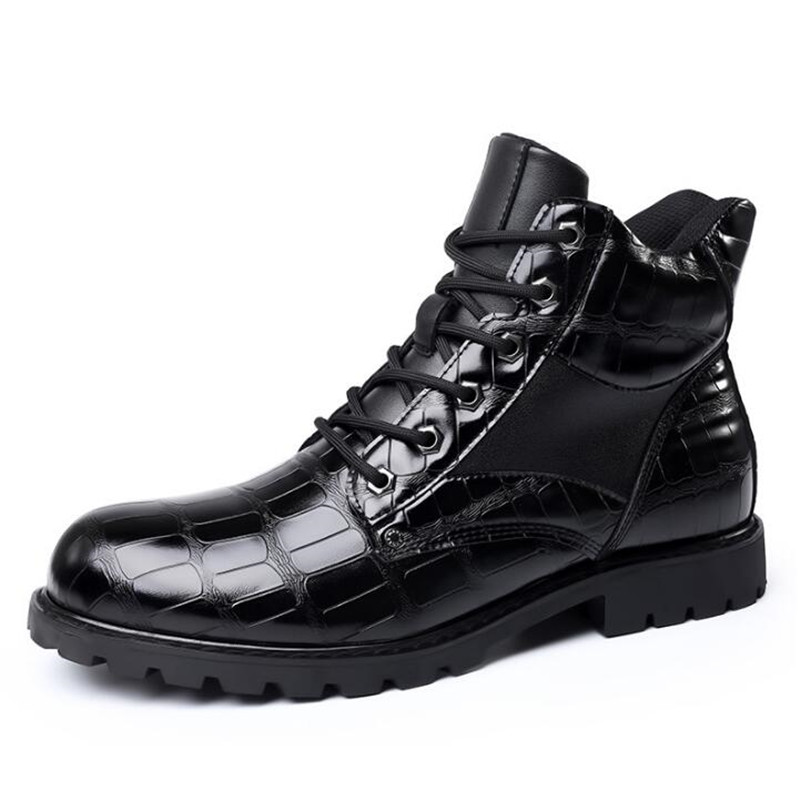 รองเท้าบูทผู้ชายลายตาราง ส้นเห - Mens Fashion Zapatos บทวิจารณ์และราคา