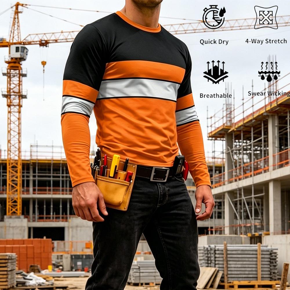 เสื้อยืดแขนยาวลายทางสีสันสดใสค - Men Fashion Upper บทวิจารณ์และราคา